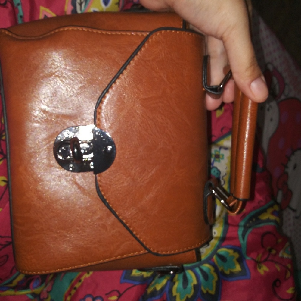 Cognac Crossbody Purse